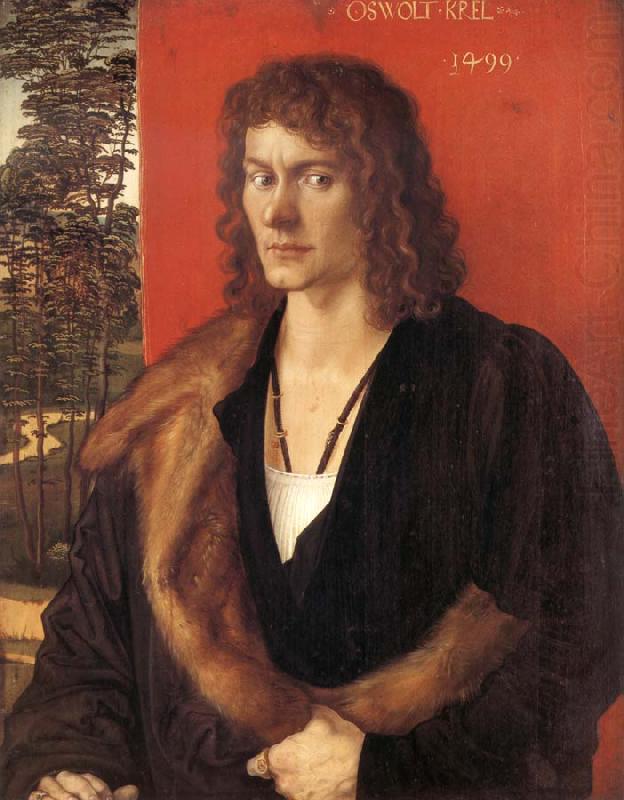 Portrait of Oswolt Krel, Albrecht Durer